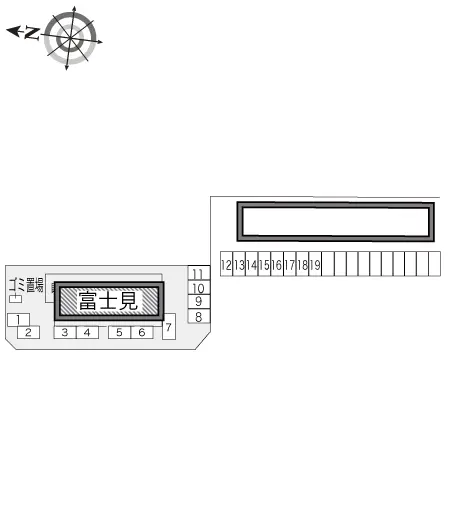 ★手数料０円★東村山市富士見町　月極駐車場（LP）